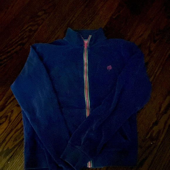 Lilly Pulitzer Tops Vintage Lilly Terry Cloth Zip Up Poshmark